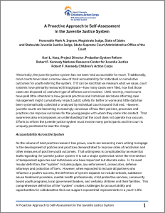 A Proactive Approach to Self-Assessment in the Juvenile Justice System Cover